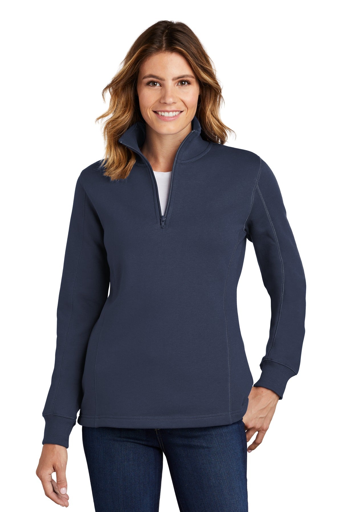 Ladies 1/4-Zip Sweatshirt