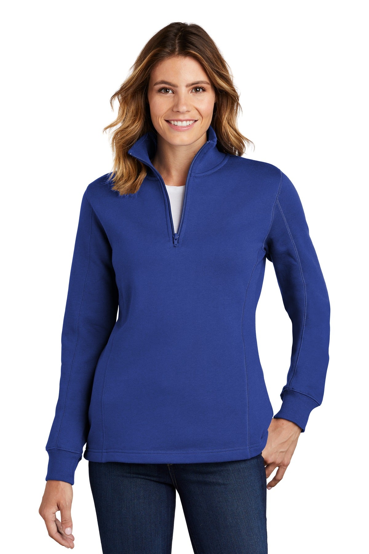 Ladies 1/4-Zip Sweatshirt