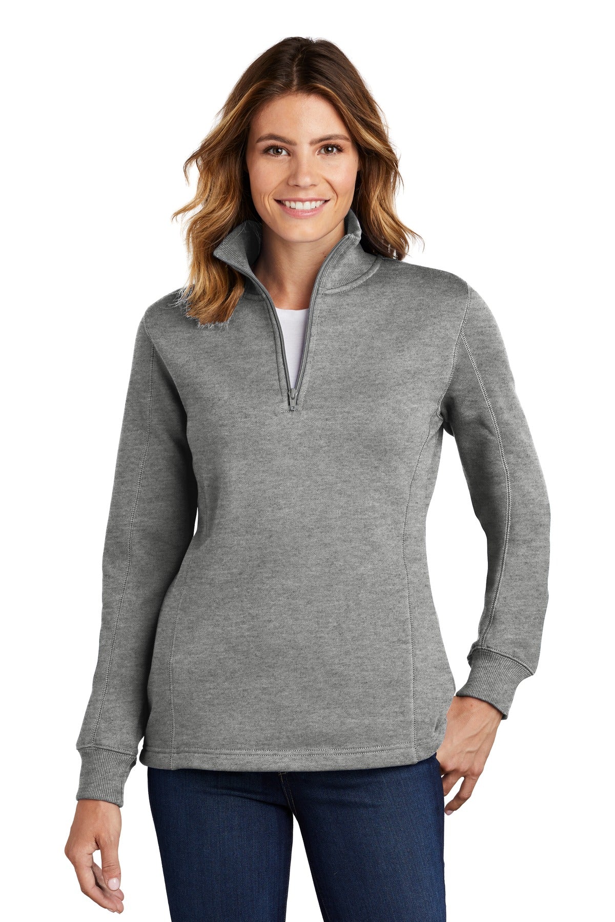 Ladies 1/4-Zip Sweatshirt