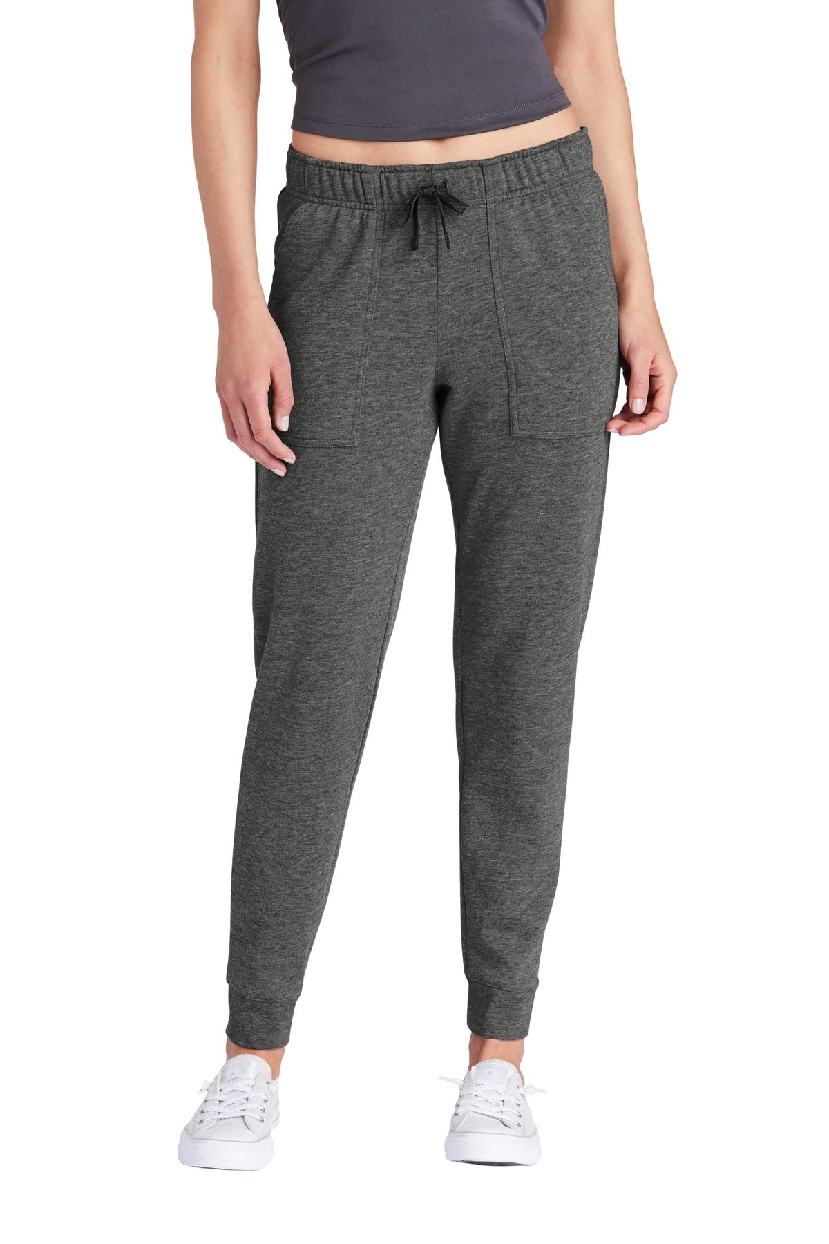 Ladies PosiCharge ® Tri-Blend Wicking Fleece Jogger