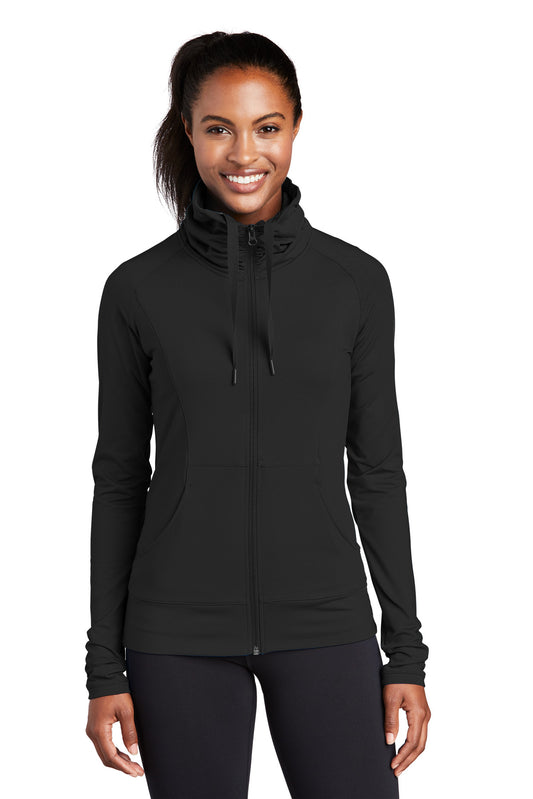 Ladies Sport-Wick® Stretch Full-Zip Jacket