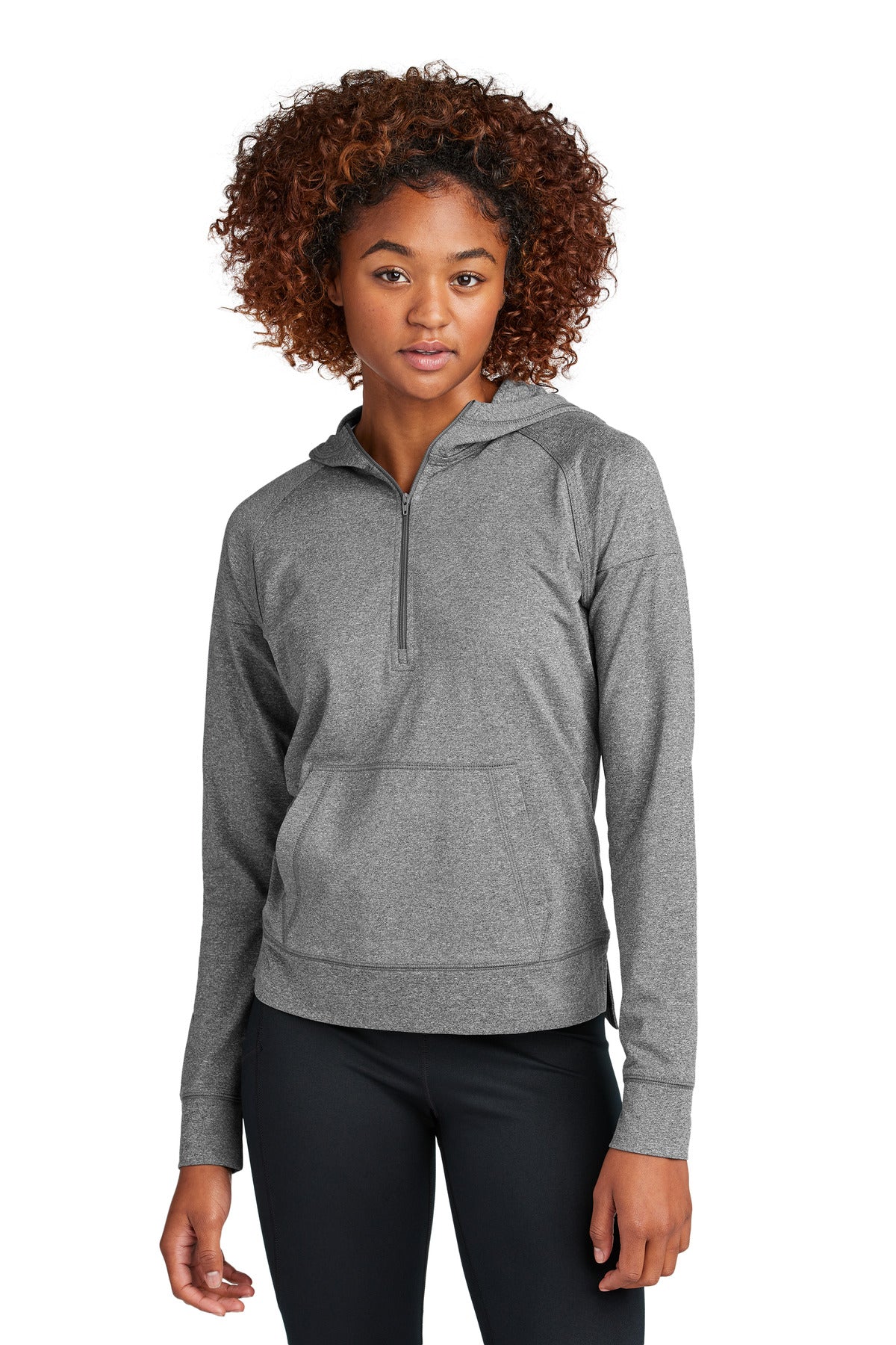Ladies Sport-Wick® Stretch 1/2-Zip Hoodie