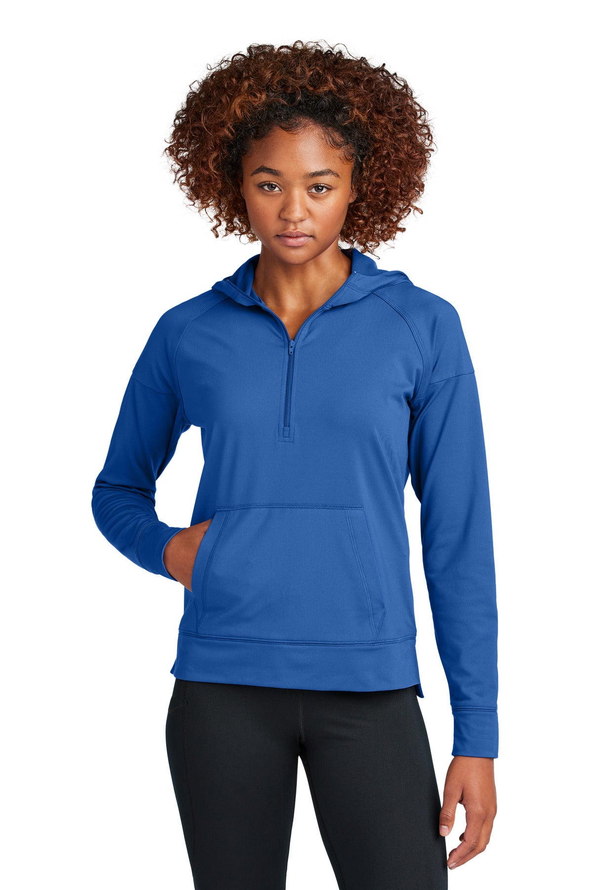 Ladies Sport-Wick® Stretch 1/2-Zip Hoodie