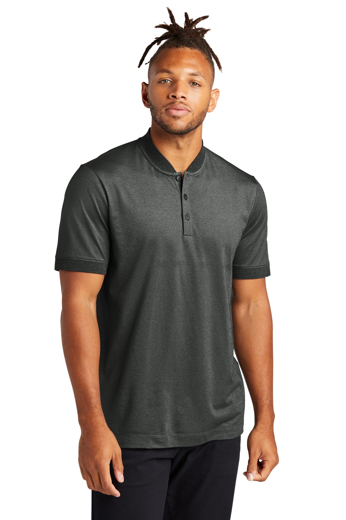 Stretch Pique Henley