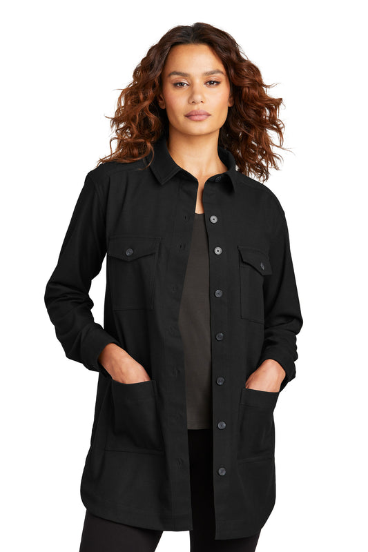 Women's Long Sleeve Twill Overshirt
