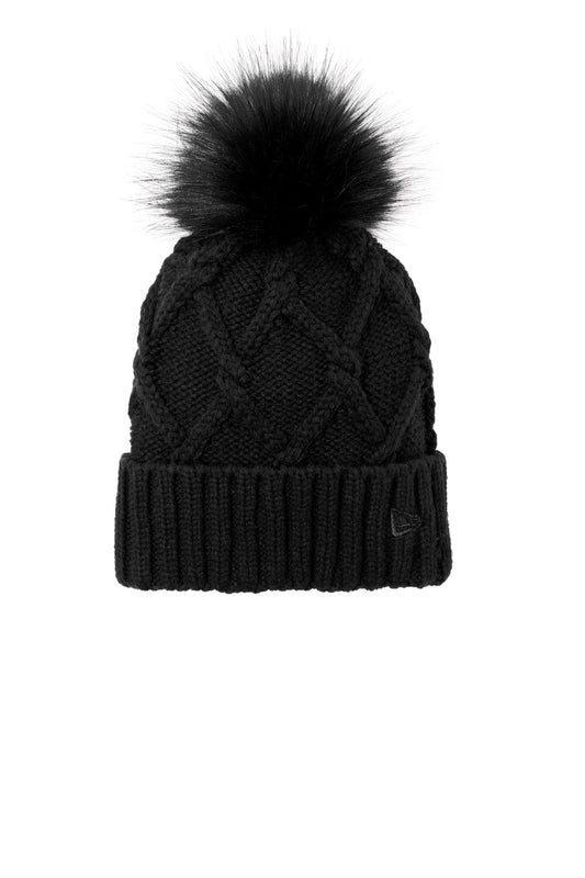 New Era® Faux Fur Pom Beanie