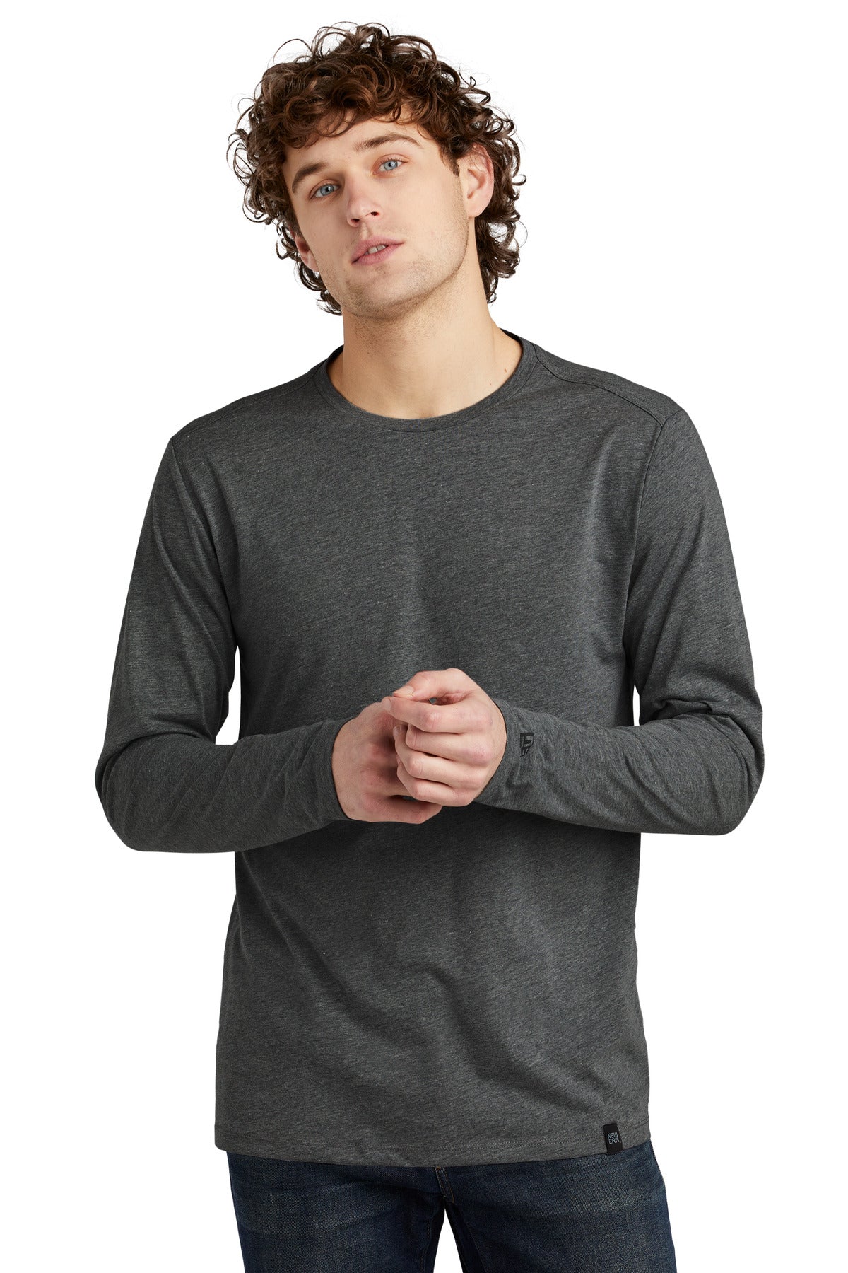 Heritage Blend Long Sleeve Crew Tee