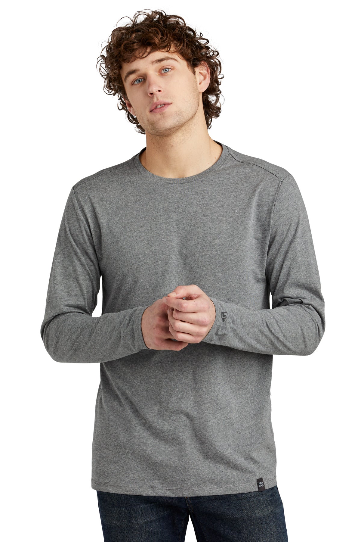 Heritage Blend Long Sleeve Crew Tee