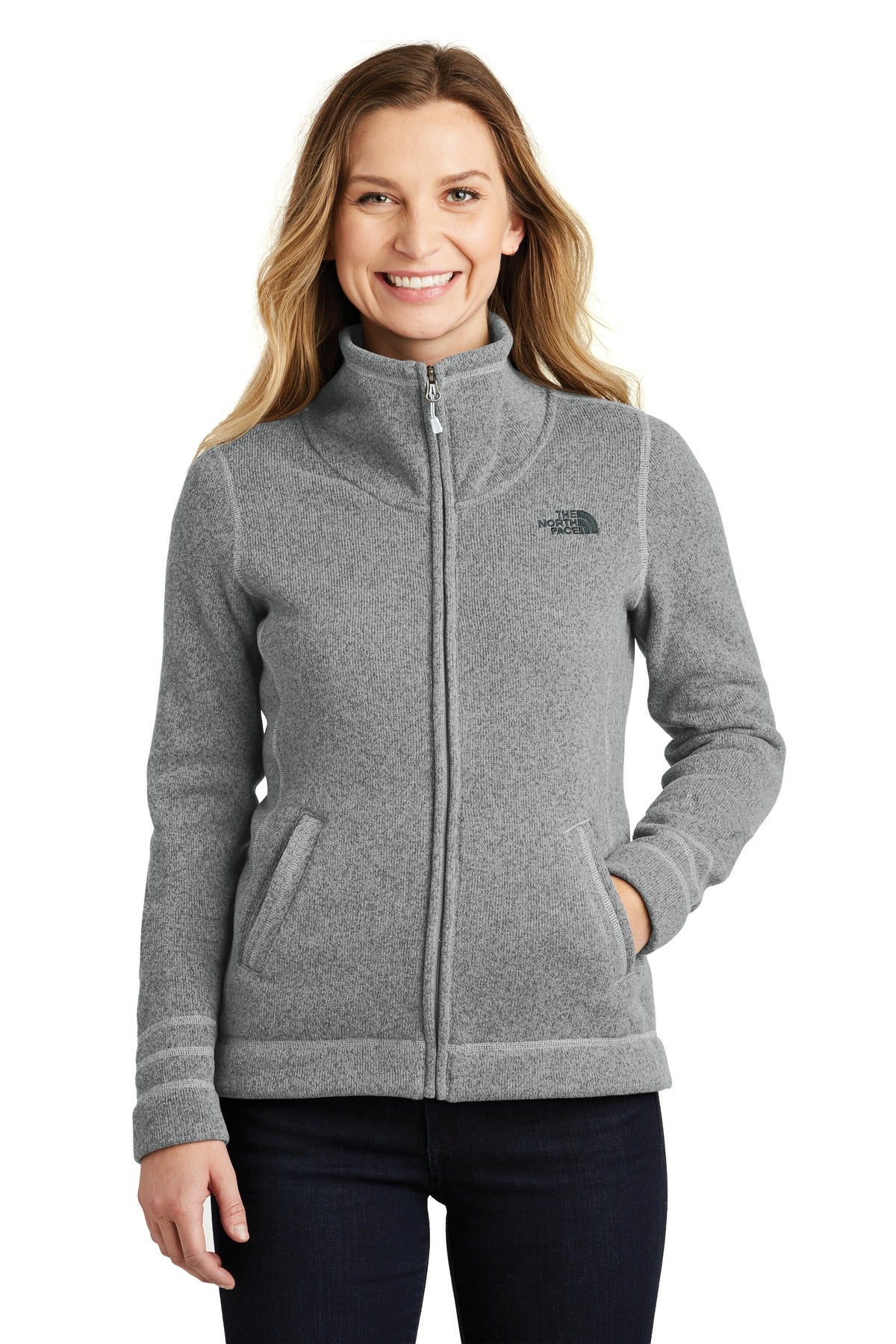 Ladies Sweater Fleece Jacket