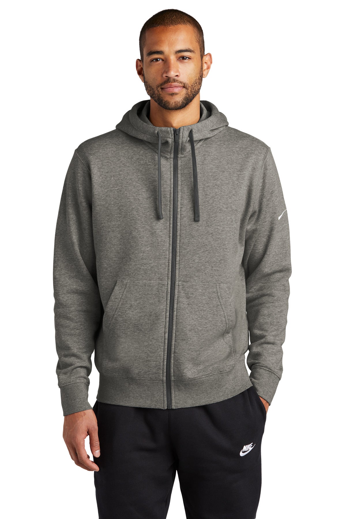 Club Fleece Sleeve Swoosh Full-Zip Hoodie