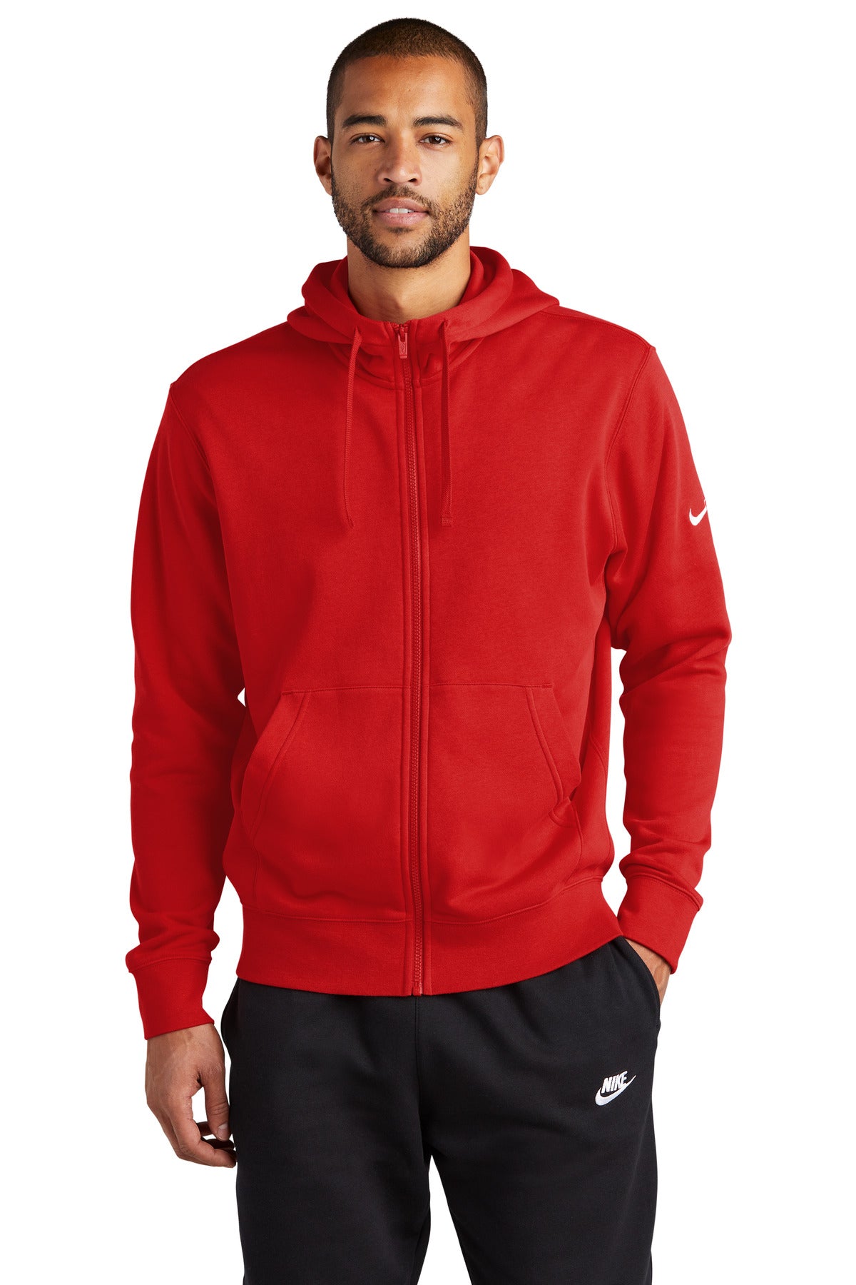 Club Fleece Sleeve Swoosh Full-Zip Hoodie