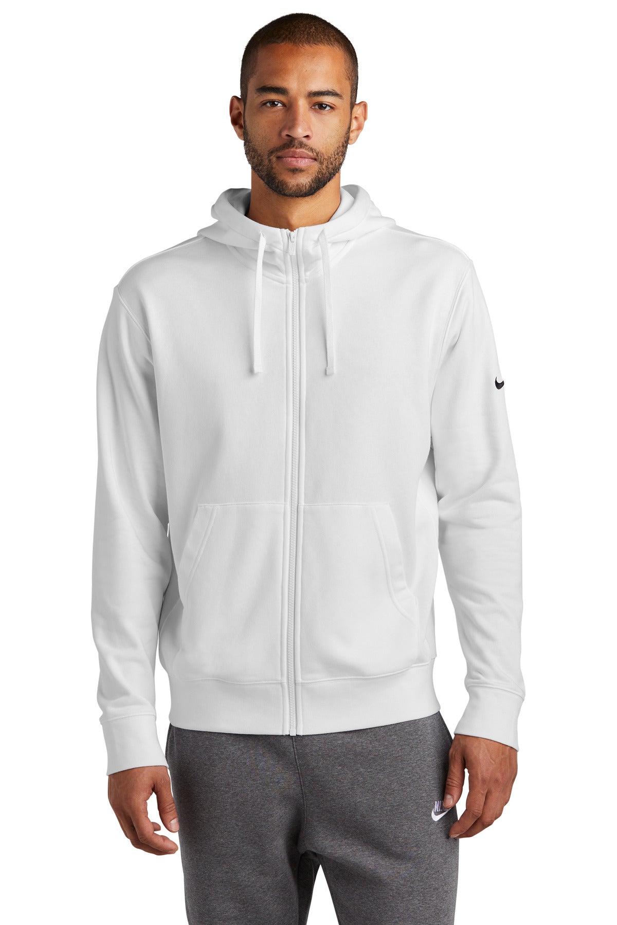 Club Fleece Sleeve Swoosh Full-Zip Hoodie