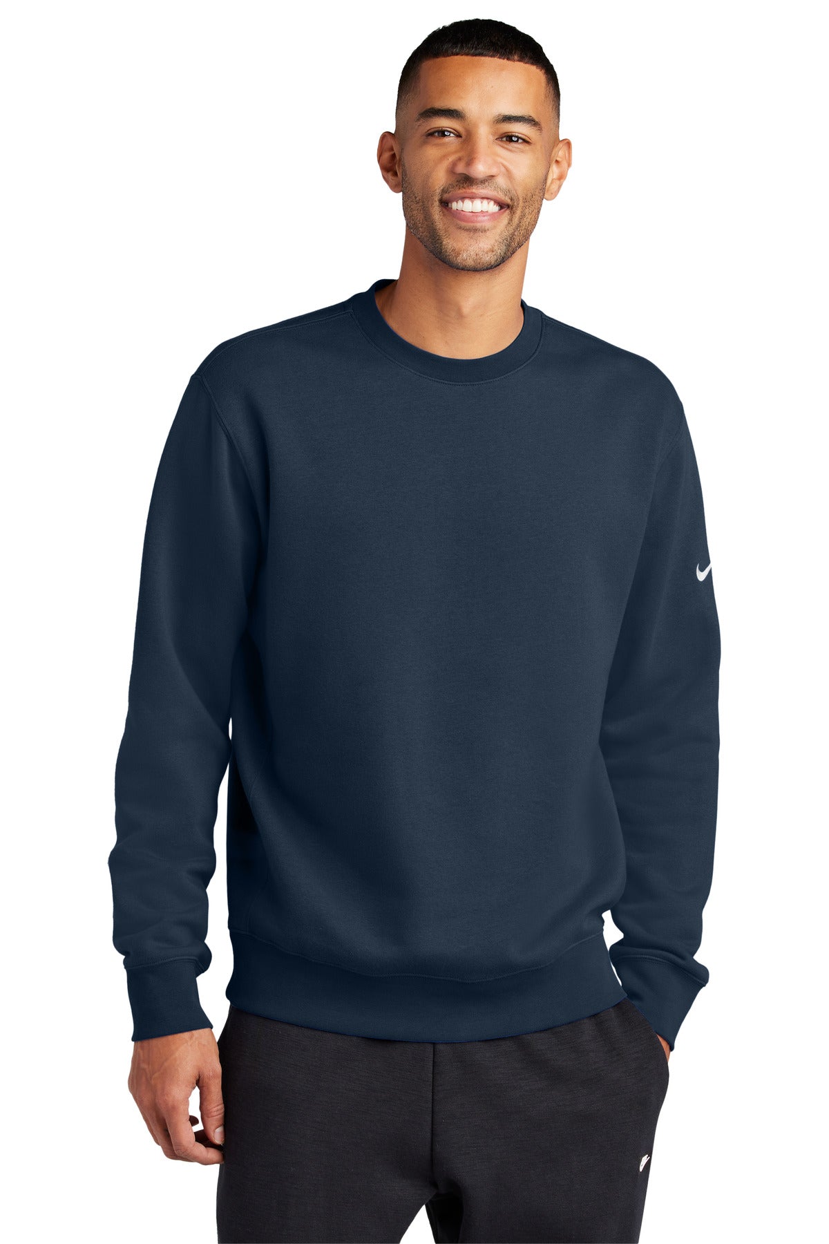Club Fleece Sleeve Swoosh Crew