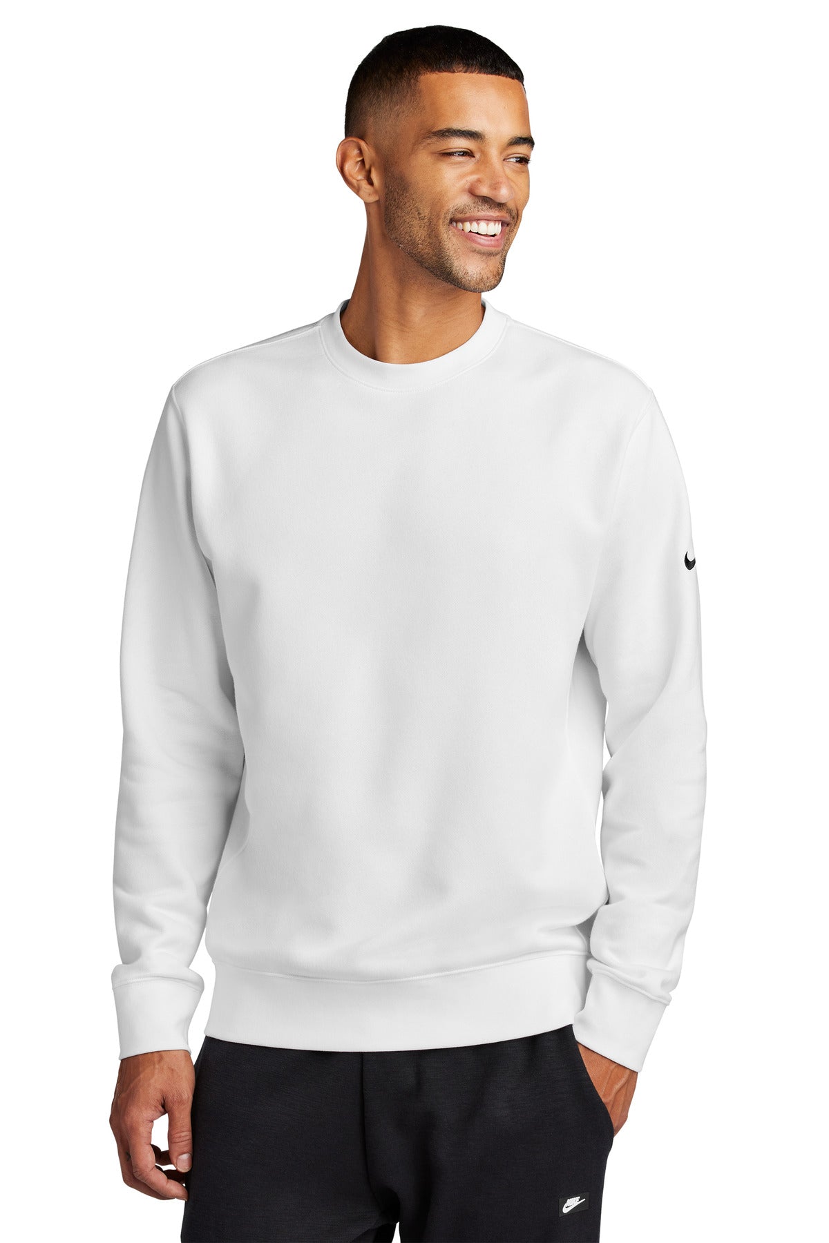 Club Fleece Sleeve Swoosh Crew