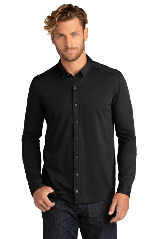 Code Stretch Long Sleeve Button-Up