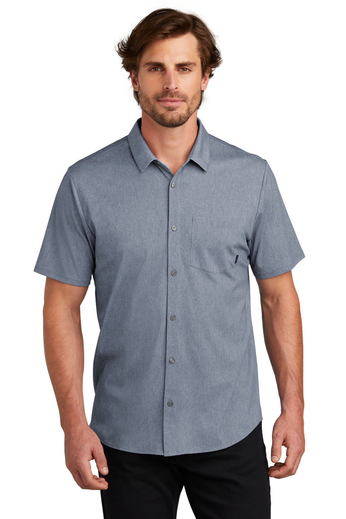 Extend Short Sleeve Button-Up