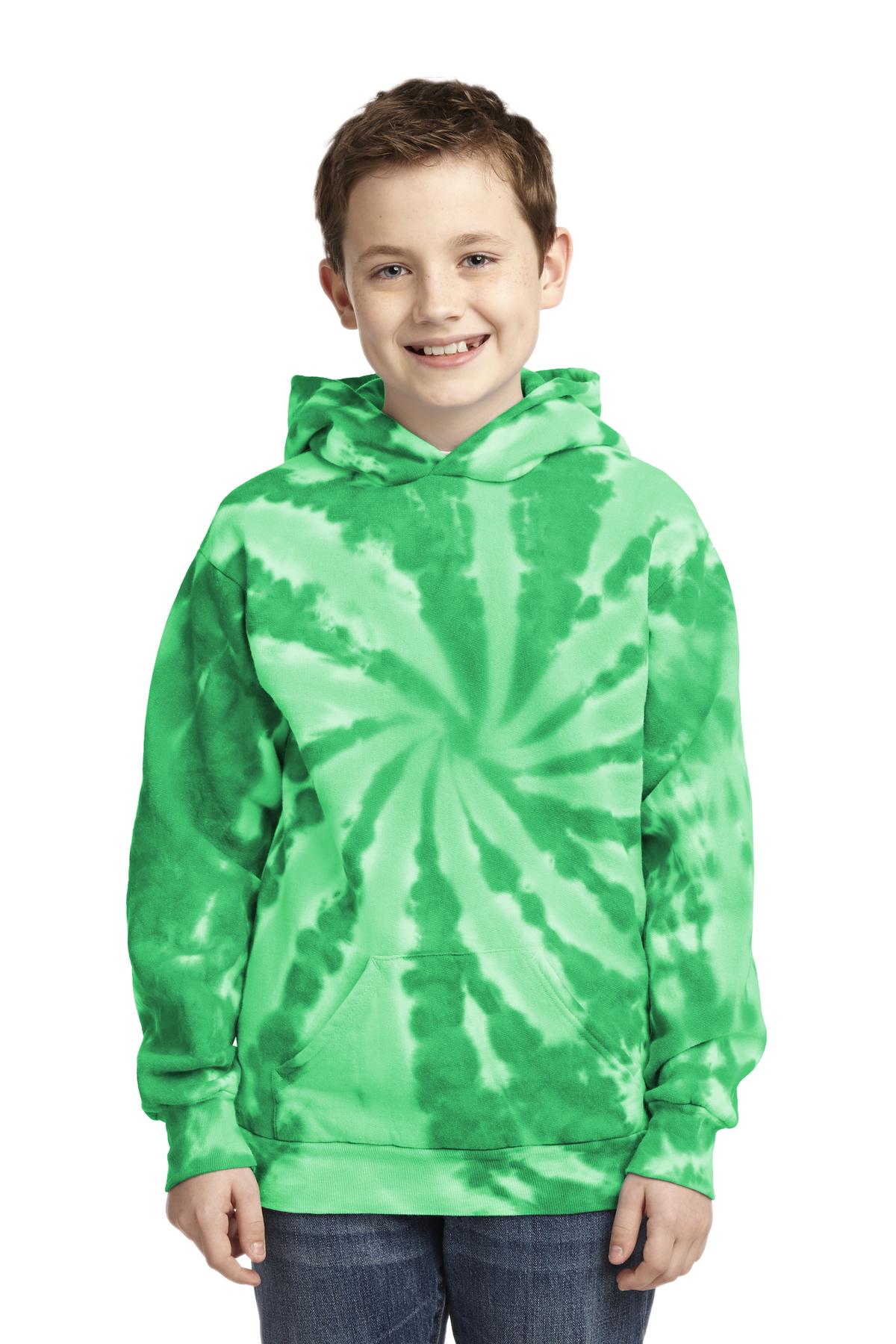 Youth Tie-Dye Pullover Hooded Sweatshirt
