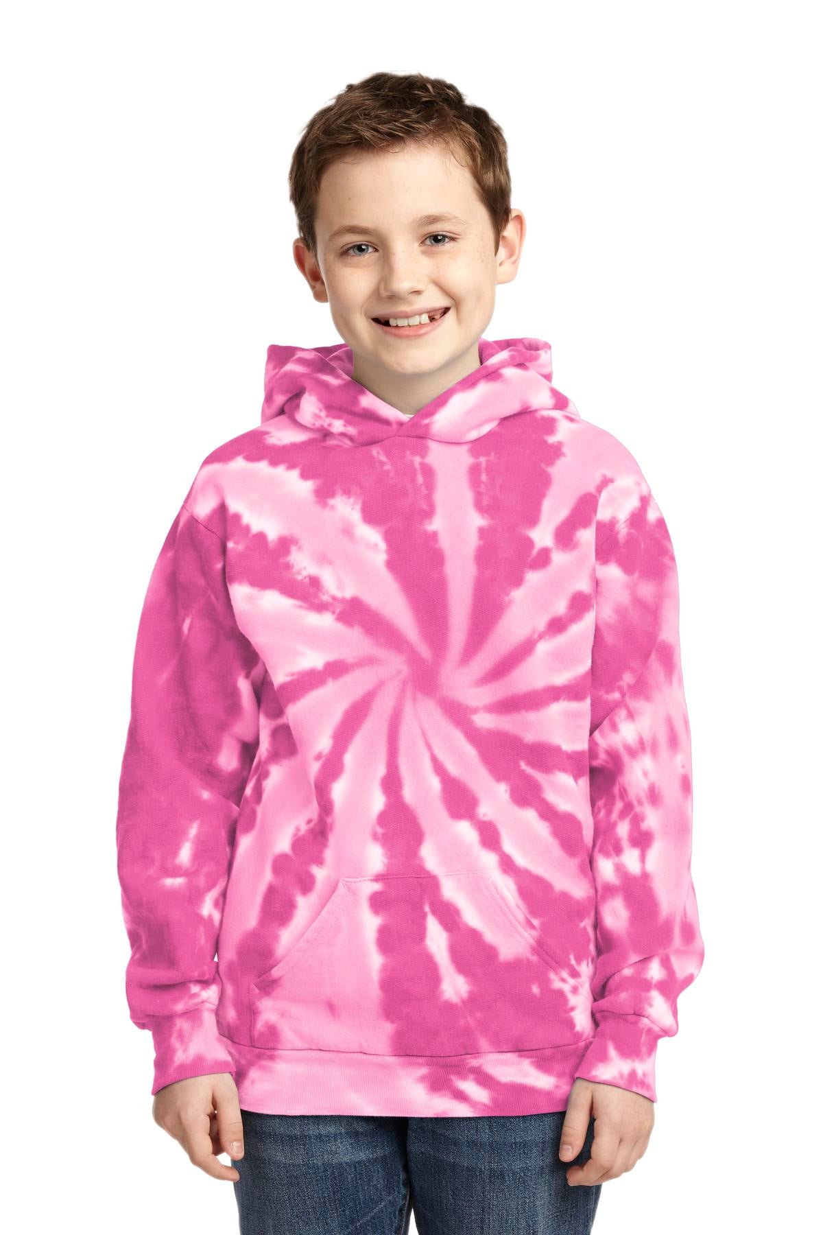 Youth Tie-Dye Pullover Hooded Sweatshirt