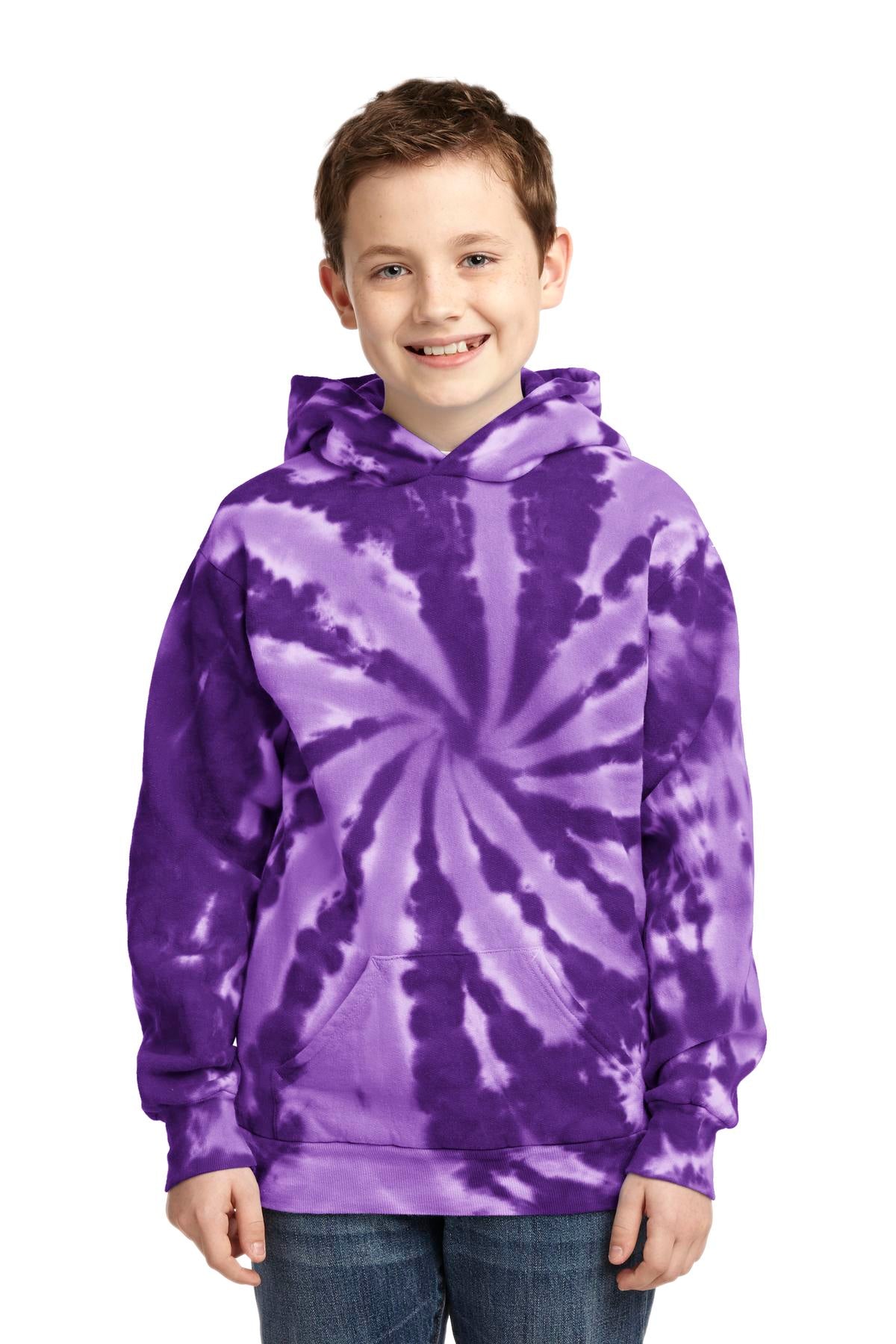 Youth Tie-Dye Pullover Hooded Sweatshirt