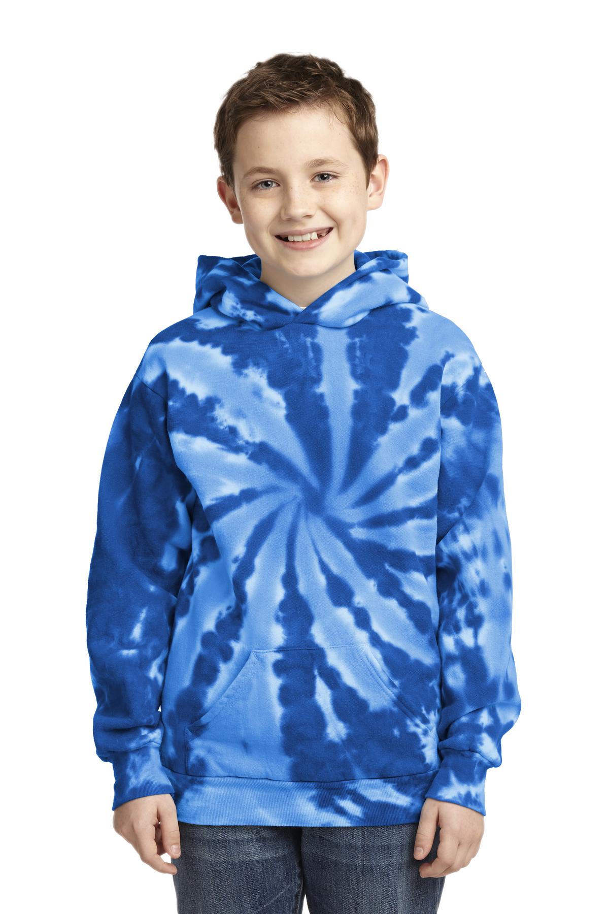 Youth Tie-Dye Pullover Hooded Sweatshirt