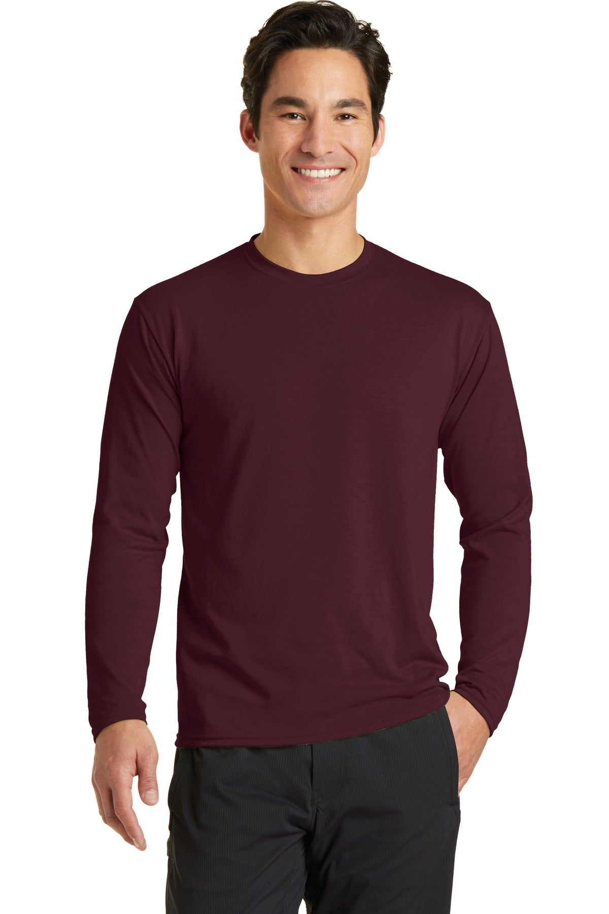 Long Sleeve Performance Blend Tee