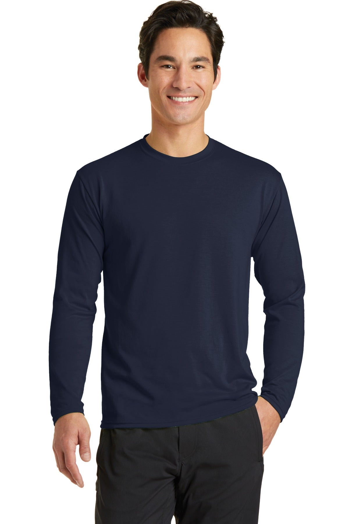 Long Sleeve Performance Blend Tee