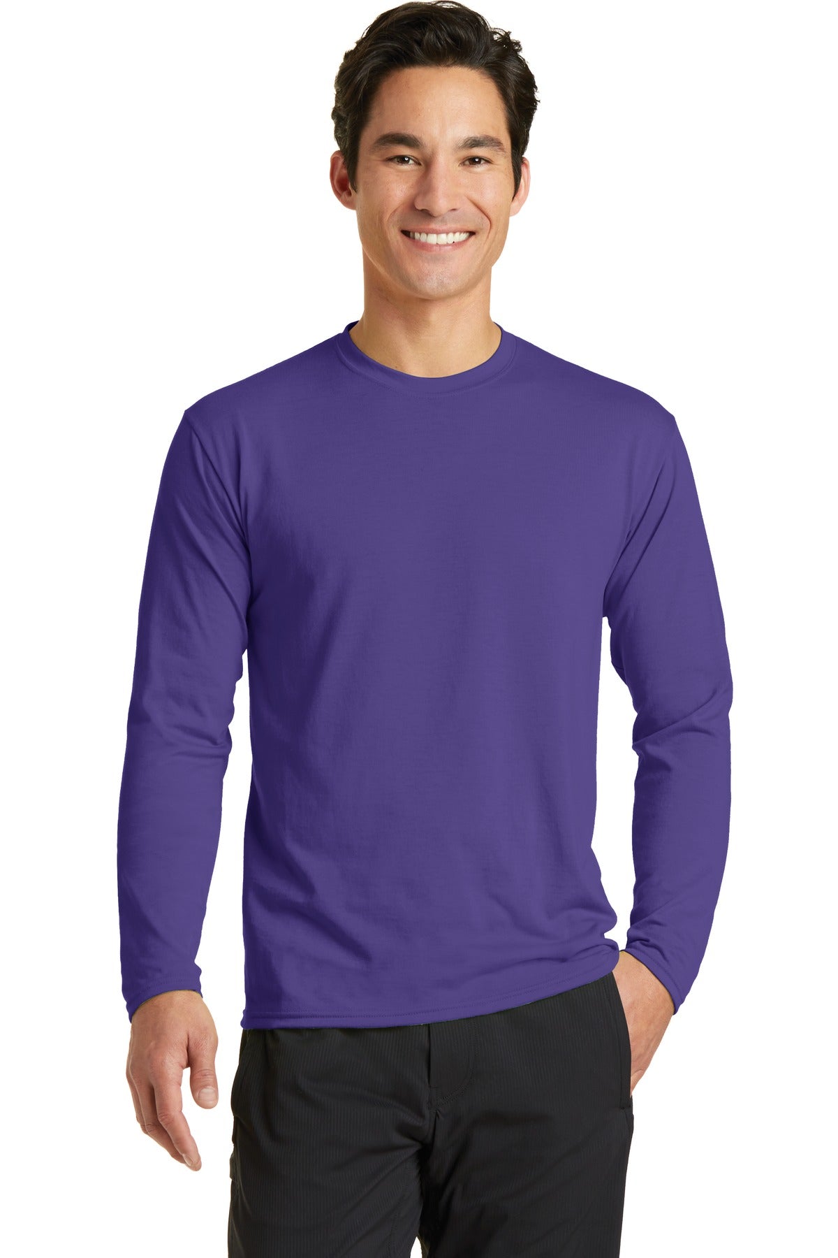 Long Sleeve Performance Blend Tee