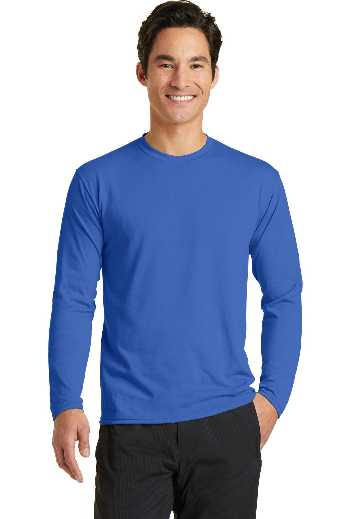 Long Sleeve Performance Blend Tee