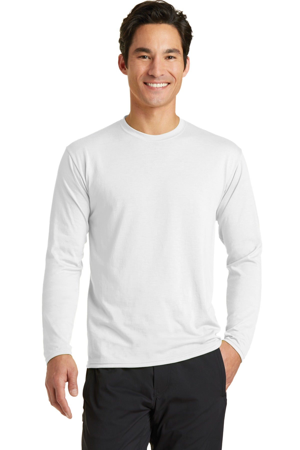 Long Sleeve Performance Blend Tee