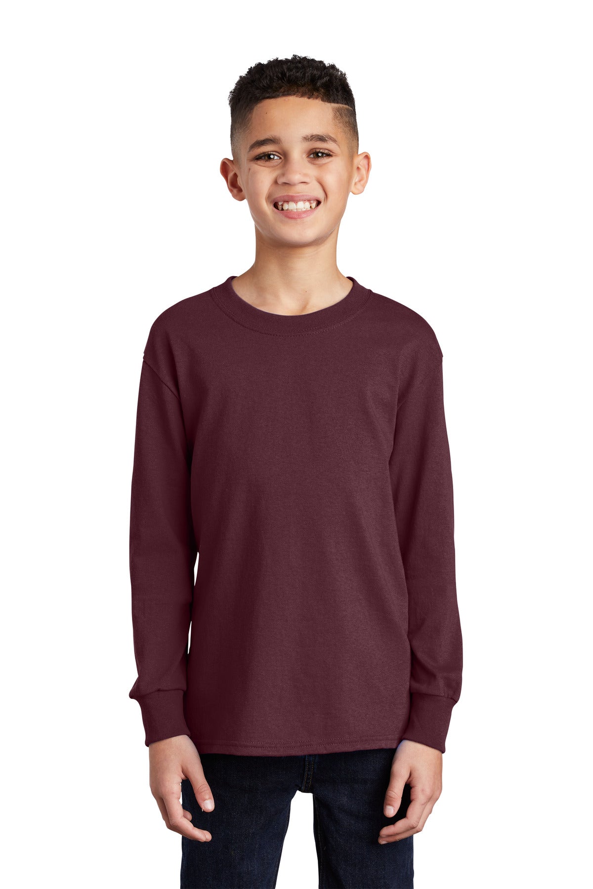 Youth Long Sleeve Core Cotton Tee
