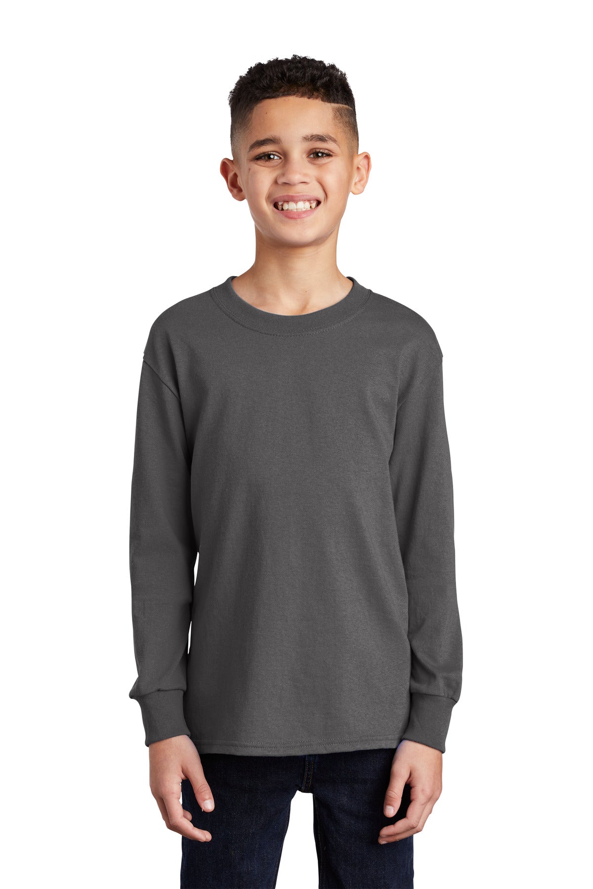 Youth Long Sleeve Core Cotton Tee
