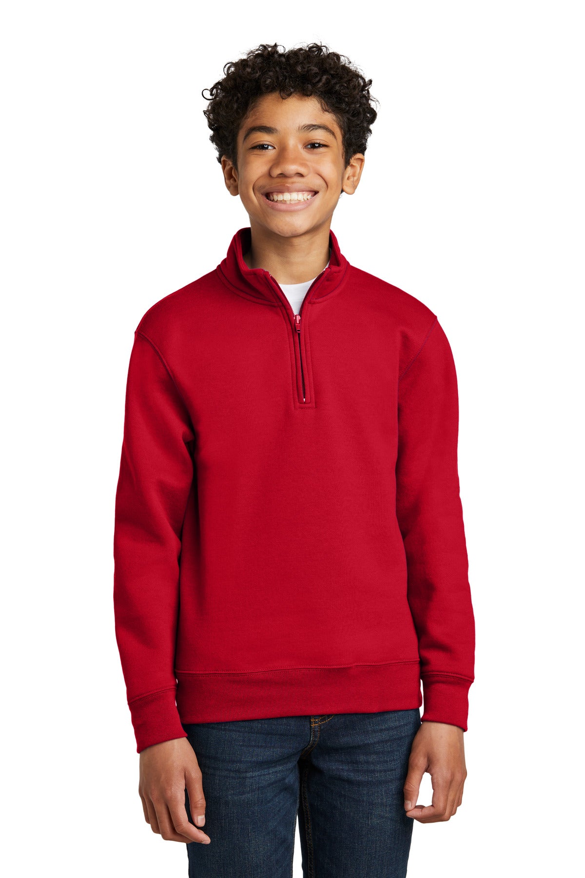 Youth Core Fleece 1/4-Zip Pullover Sweatshirt