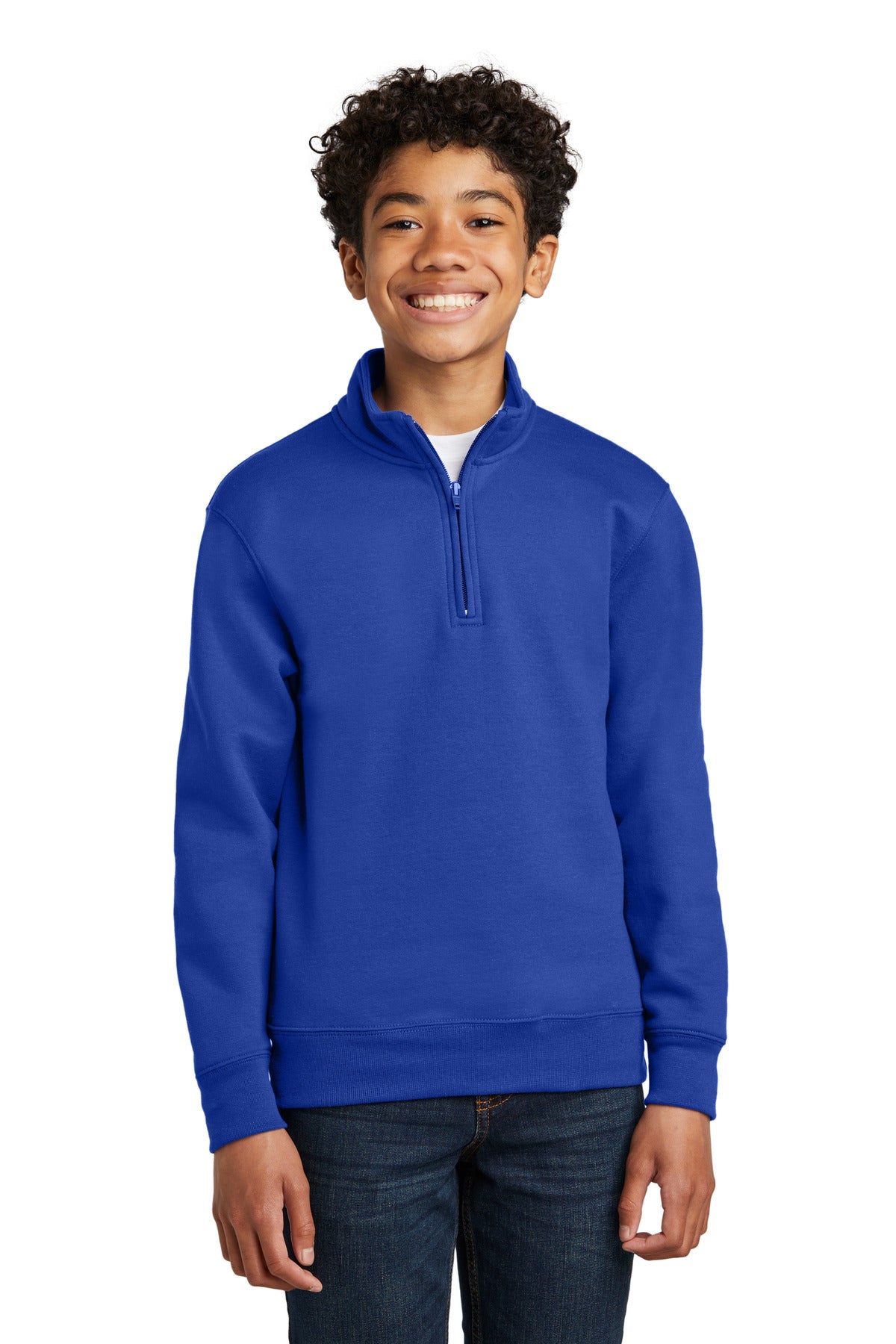 Youth Core Fleece 1/4-Zip Pullover Sweatshirt