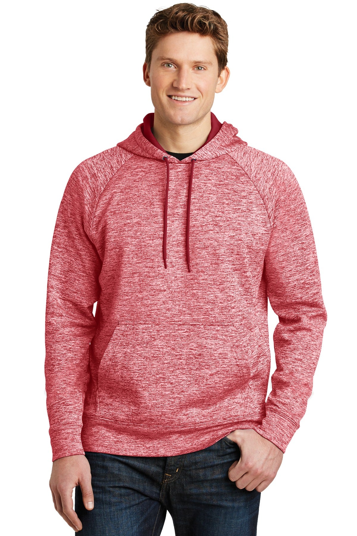 PosiCharge® Electric Heather Fleece Hooded Pullover