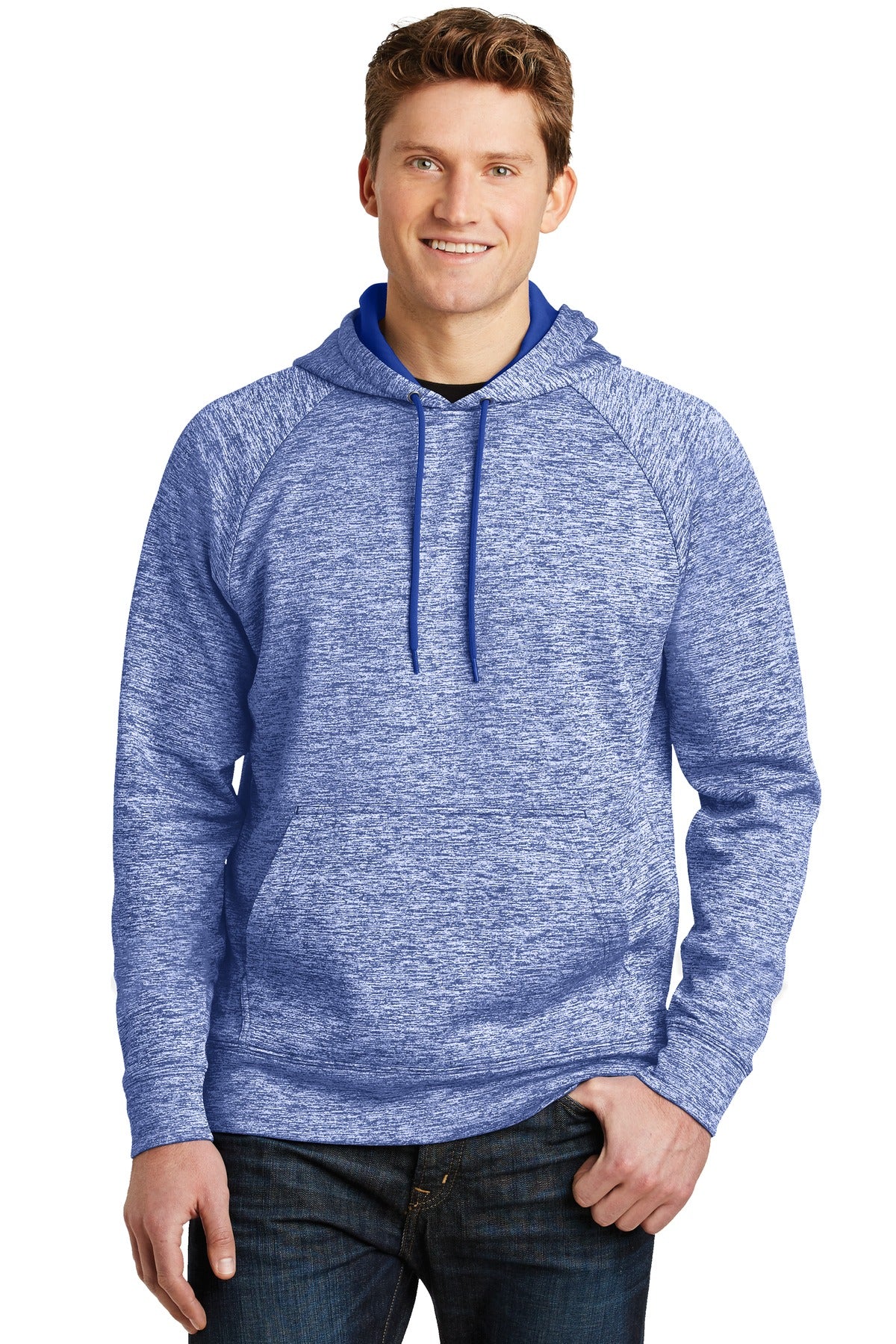 PosiCharge® Electric Heather Fleece Hooded Pullover