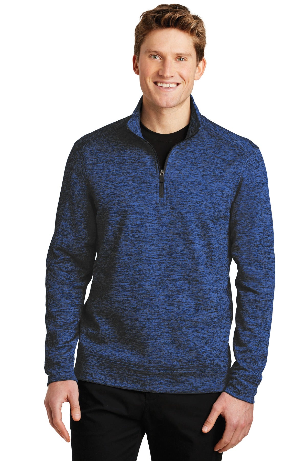 PosiCharge® Electric Heather Fleece 1/4-Zip Pullover