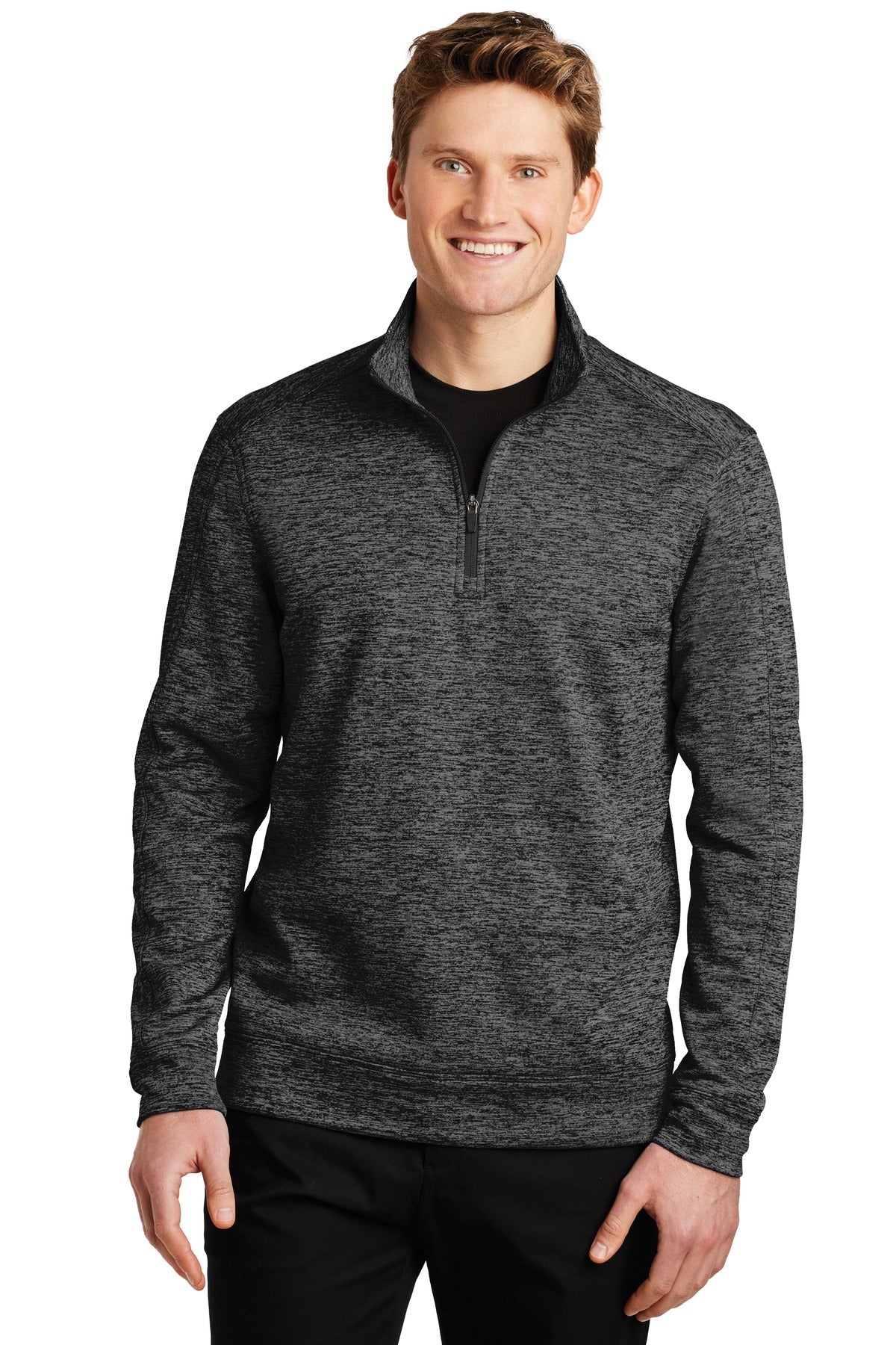 PosiCharge® Electric Heather Fleece 1/4-Zip Pullover