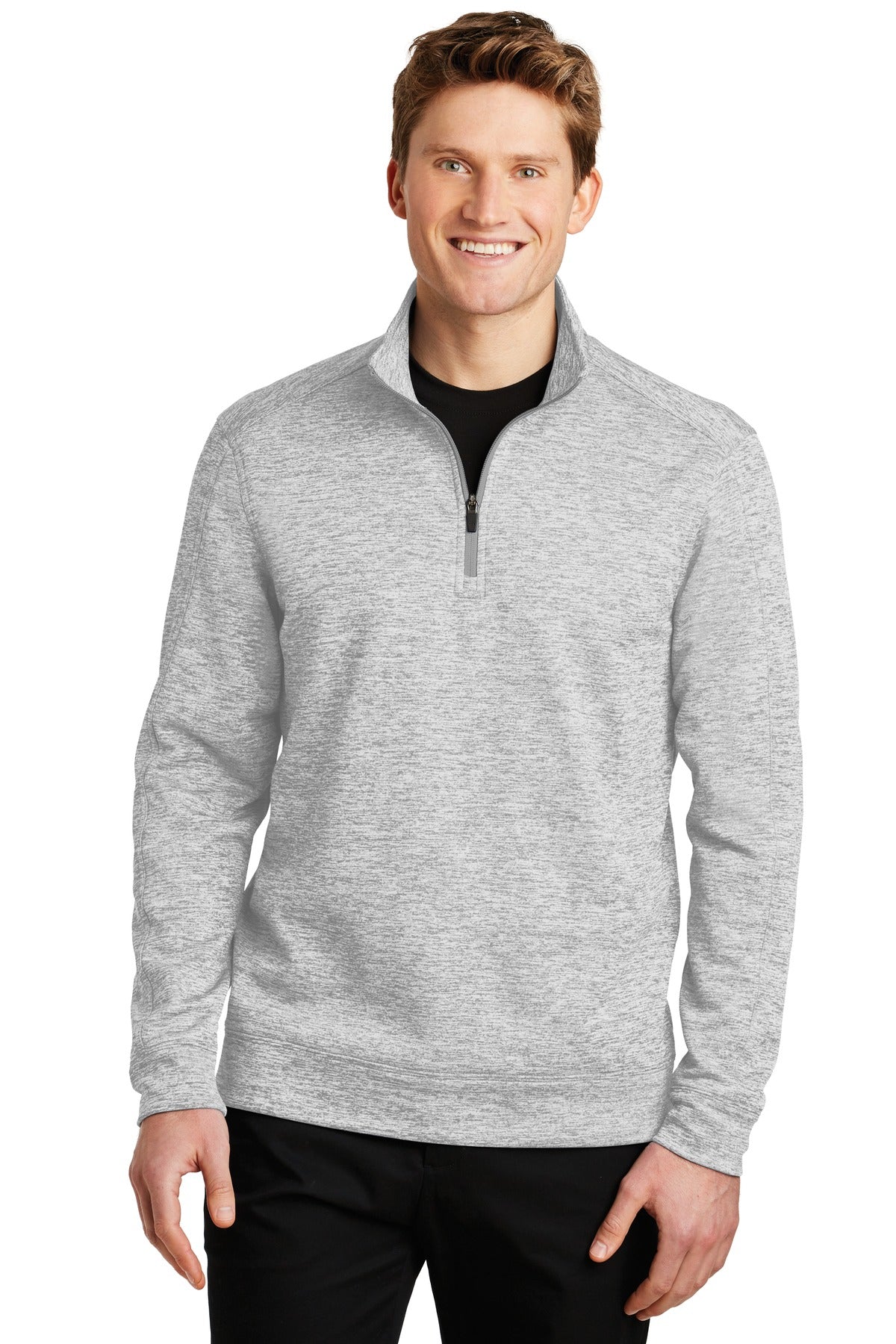 PosiCharge® Electric Heather Fleece 1/4-Zip Pullover