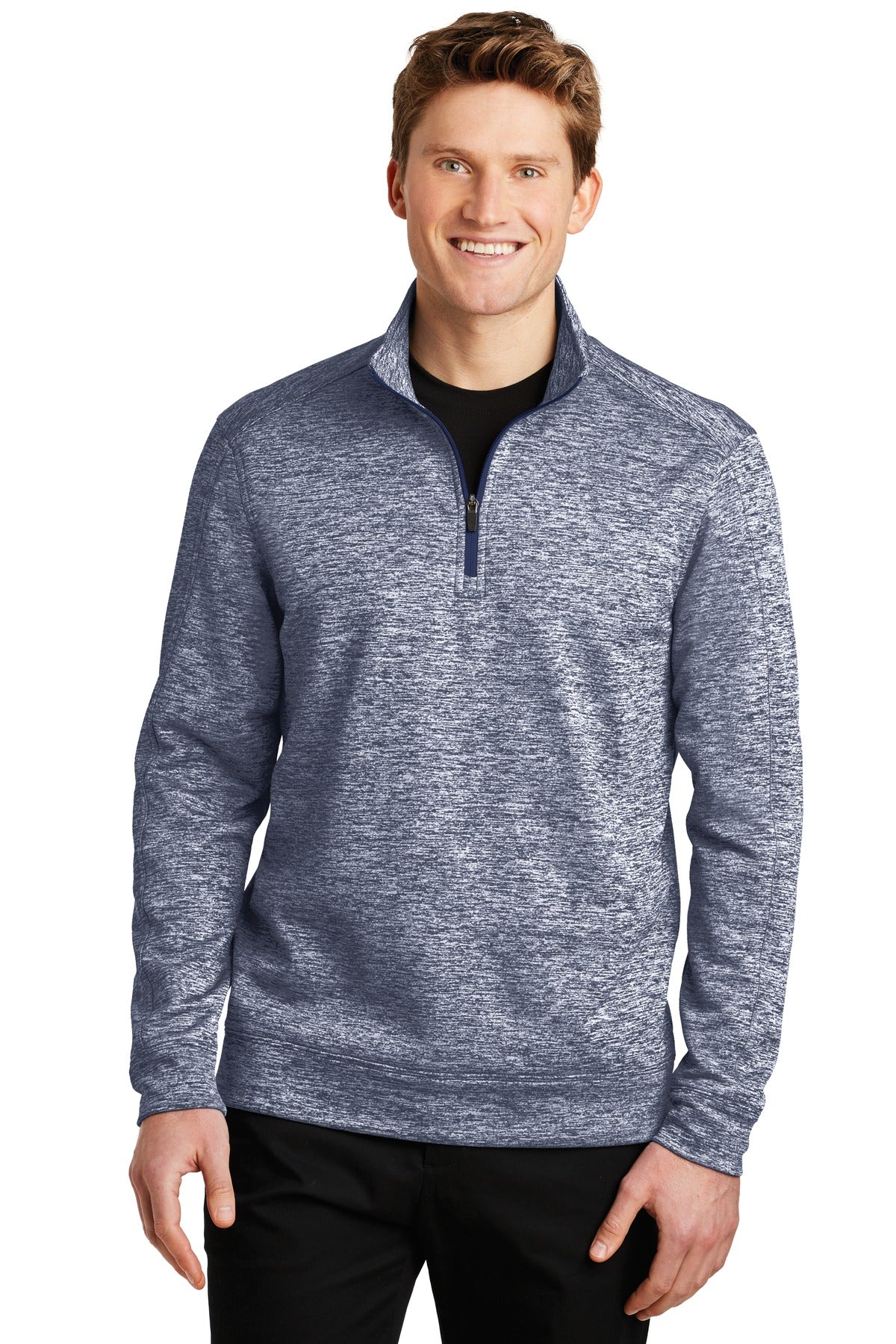 PosiCharge® Electric Heather Fleece 1/4-Zip Pullover