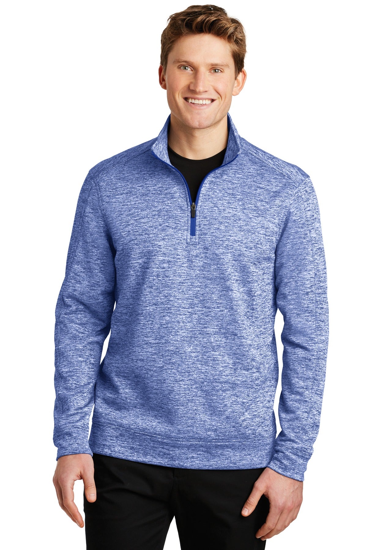PosiCharge® Electric Heather Fleece 1/4-Zip Pullover