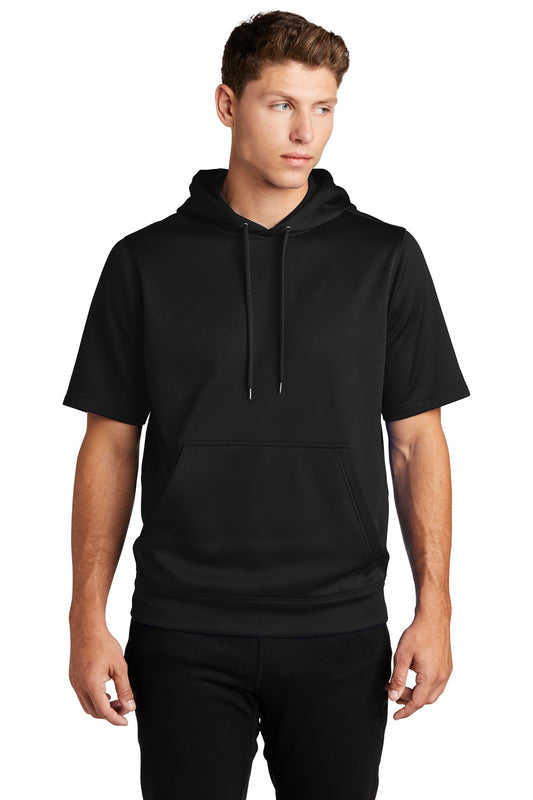 Sport-Wick ® Fleece Short Sleeve Hooded Pullover
