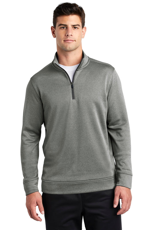PosiCharge ® Sport-Wick ® Heather Fleece 1/4-Zip Pullover