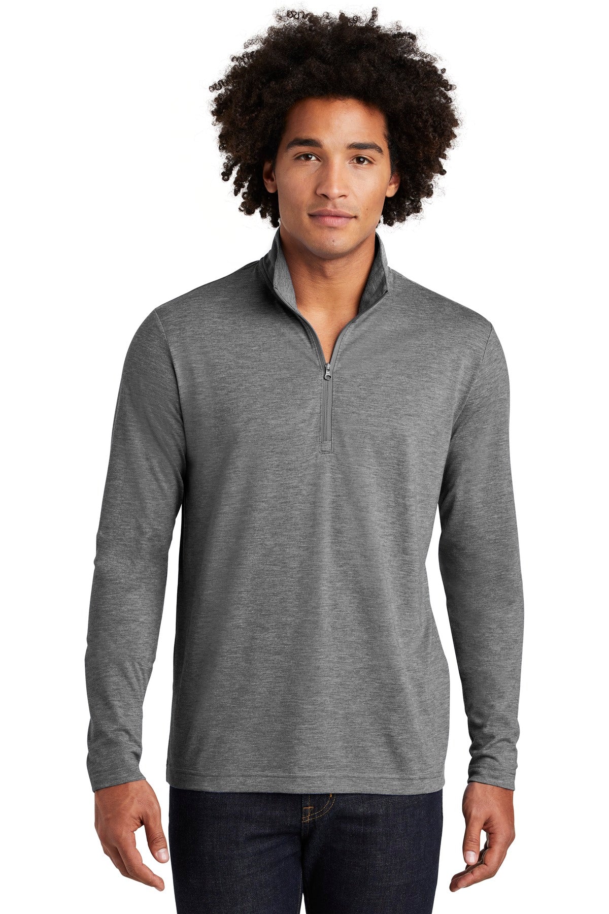 PosiCharge ® Tri-Blend Wicking 1/4-Zip Pullover
