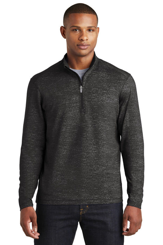 Sport-Wick ® Stretch Reflective Heather 1/2-Zip Pullover