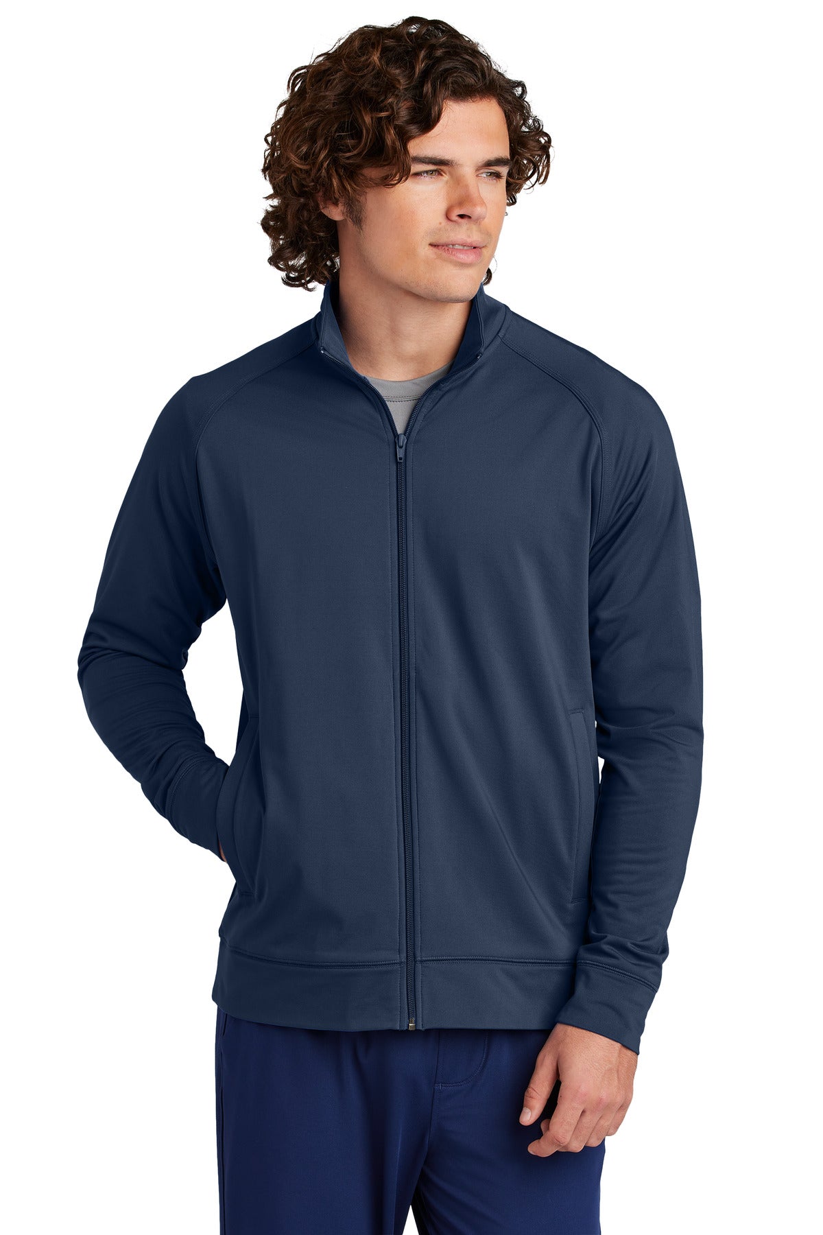 Sport-Wick® Stretch Full-Zip Cadet Jacket