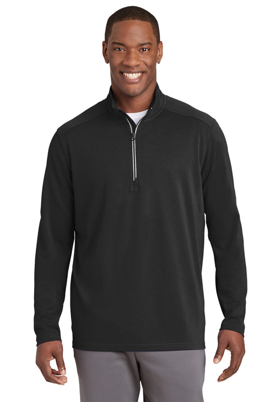 Sport-Wick® Textured 1/4-Zip Pullover