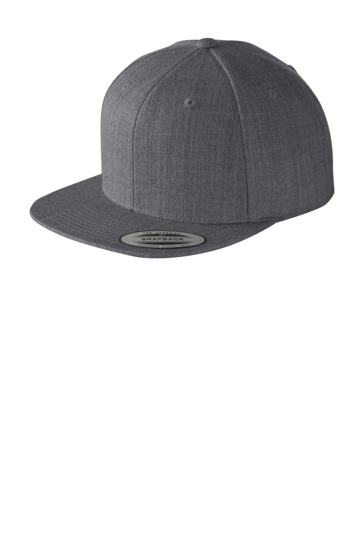 Yupoong® Flat Bill Snapback Cap