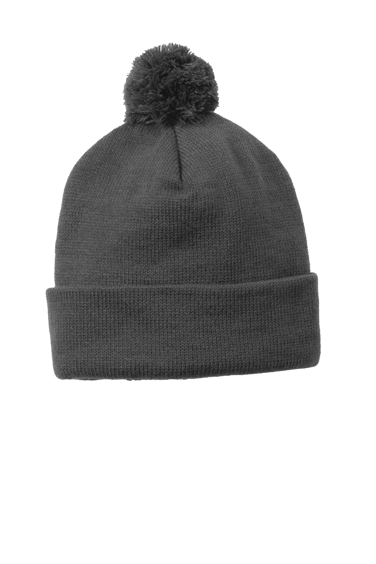 Solid Pom Beanie