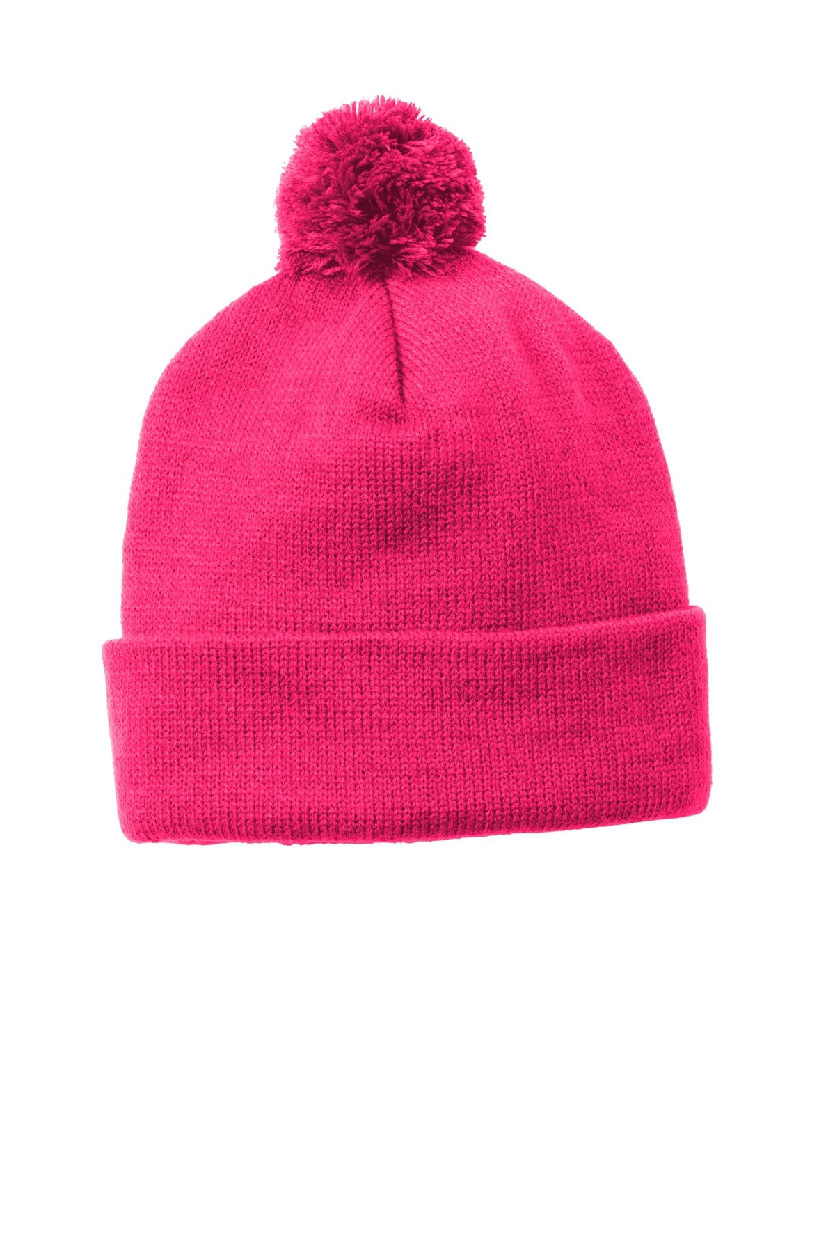 Solid Pom Beanie