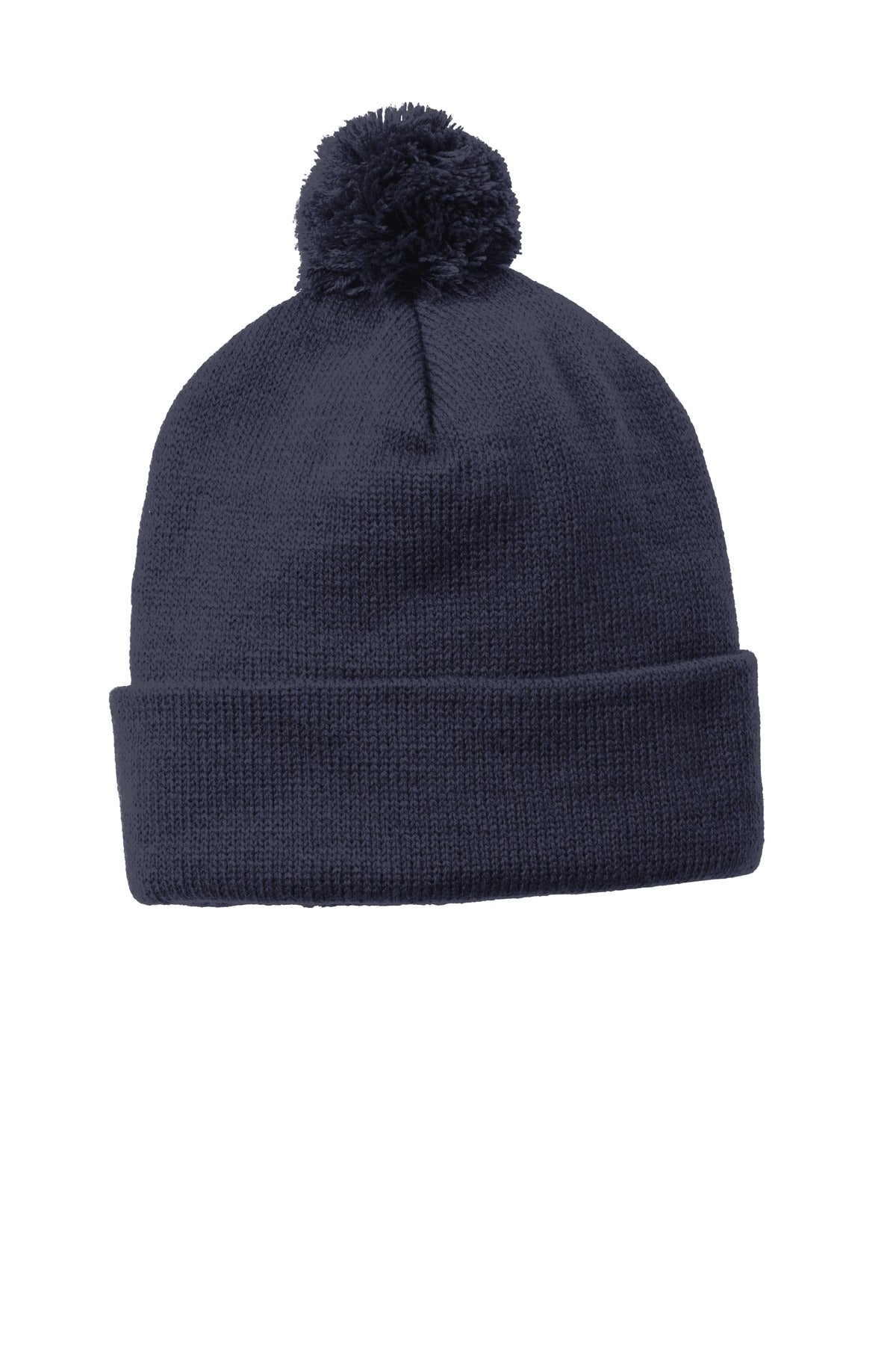 Solid Pom Beanie